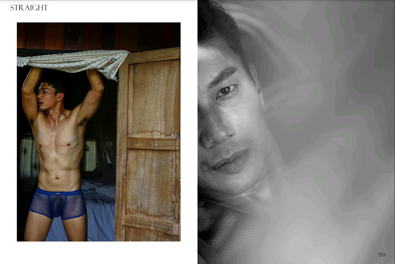 wes2men:    Aui Nampol is photographed for 3rd issue of Straight magazineIG : auinampol