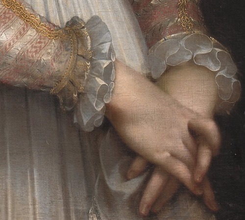 daughterofchaos: Federico Barocci, Portrait of a Young Lady, detail, about 1600