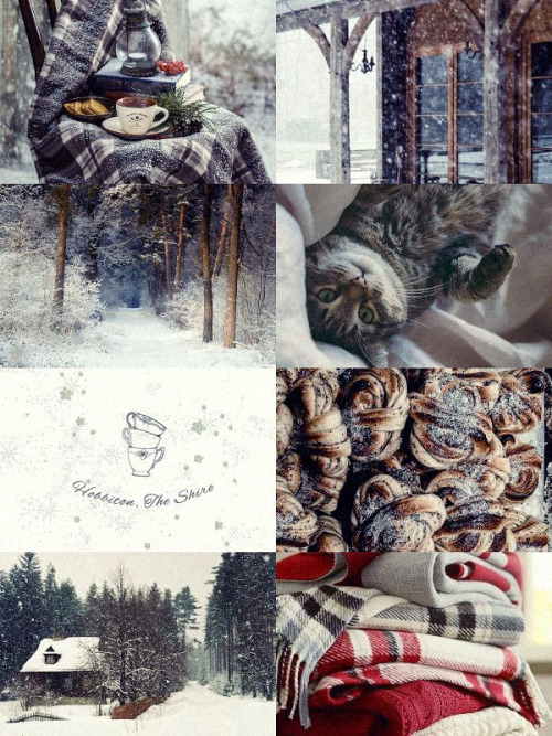 melianinarda:The Middle-Earth aesthetic | W i n t e r | The ShireHappy winter!