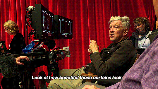 myellenficent:  David Lynch in Twin Peaks Season 3: “I Had Bad Milk in Dehradun”