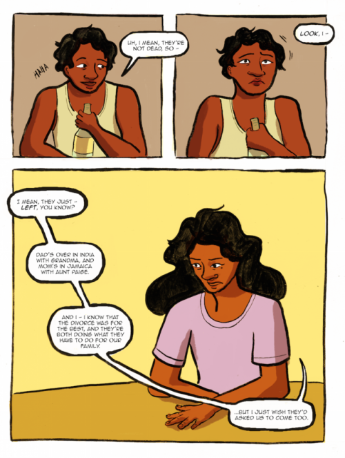 tiescomic:  Chapter 2: Page 3. Serious sibling conversations.