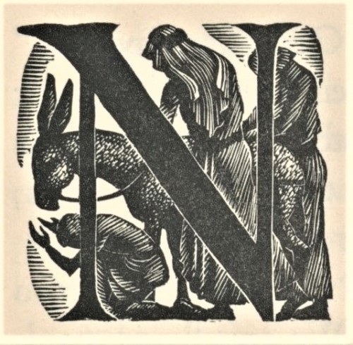 Typography TuesdayLast week we presented wood engravings by the English-American artist Nora S.