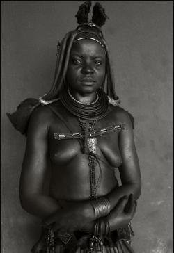 Himba Maiden, Opuwo, Namibia. From Christopher