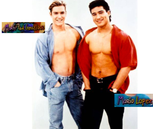 Mark-Paul Gosselaar & Mario Lopez 