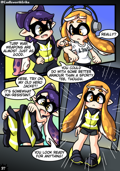 Compare to the Squid Sisters? Why should Delta want to outshine the other girls Riv hangs out with&h