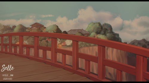  Ghibli Re-draw Challenge pt. 3 | Spirited Away (No-face)First time doing backgrounds– it was 
