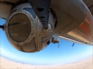 dieselpunkisdad:B-24 Ball Turret GoProOperating ball turret in the Collings B-24J at Bomber Camp