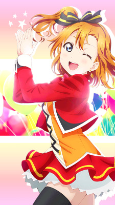 lovelivegayidolfestival:  honoka promo card