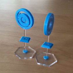 retrogamingblog:  3D Printed Miniature Pokestops made by cuddleburrito