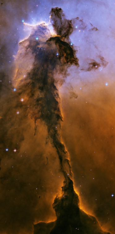 just–space - Stellar Spike within the Eagle Nebula js