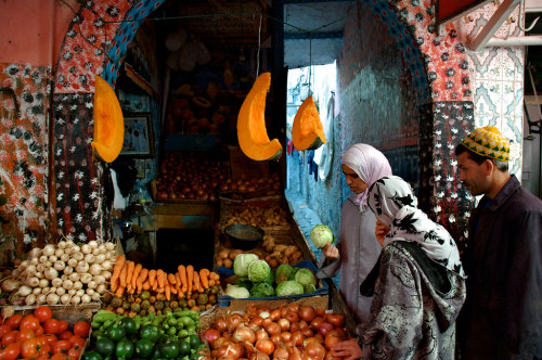 morobook:Morocco.Casablanca. A Market