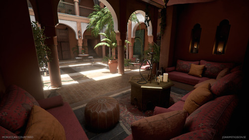 Moroccan Courtyard, photos by Joakim Stigsson