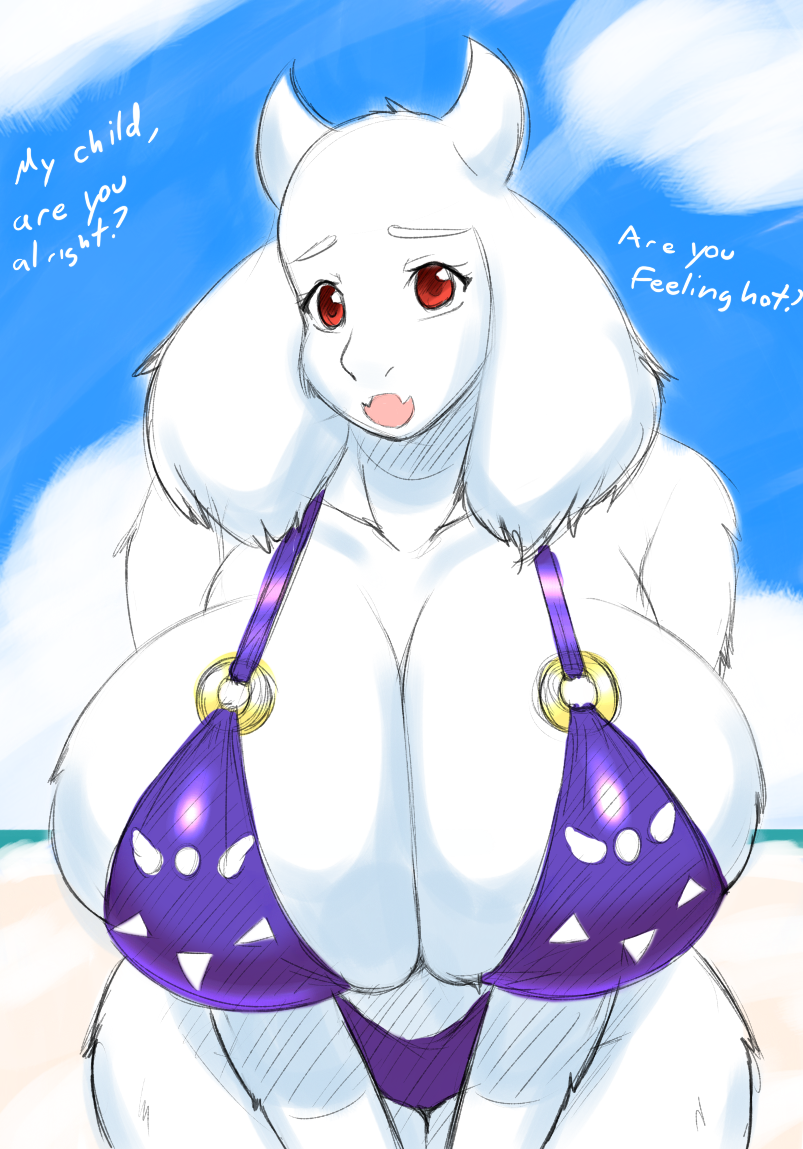 speedyssketchbook:I uh, got a little carried away. goat mom! &lt;3 &lt;3