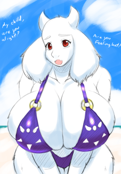 speedyssketchbook:I uh, got a little carried away. goat mom! &lt;3 &lt;3 &lt;3