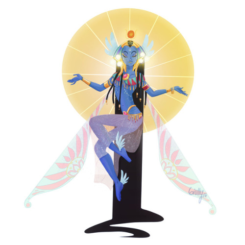 giullyleao: My Isis to #cdc Character Design Challenge - Egyptian Gods