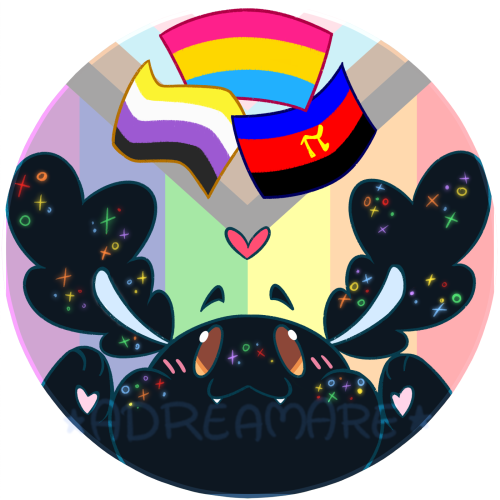 Started as a joke that I liked too much. New icon for this year pride month! (For my personal use on