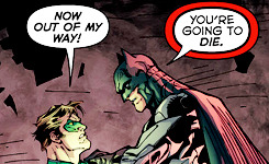 tterrymcginnis:  Bruce and Hal in Justice League: War//Justice League: Origin