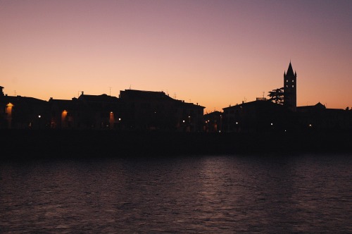 Verona al tramonto.