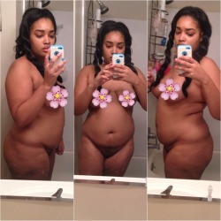 chubby-bunnies:  I’m 20 and 5'4 ½ 186 pound. I’m learning to love my body more and more everyday.