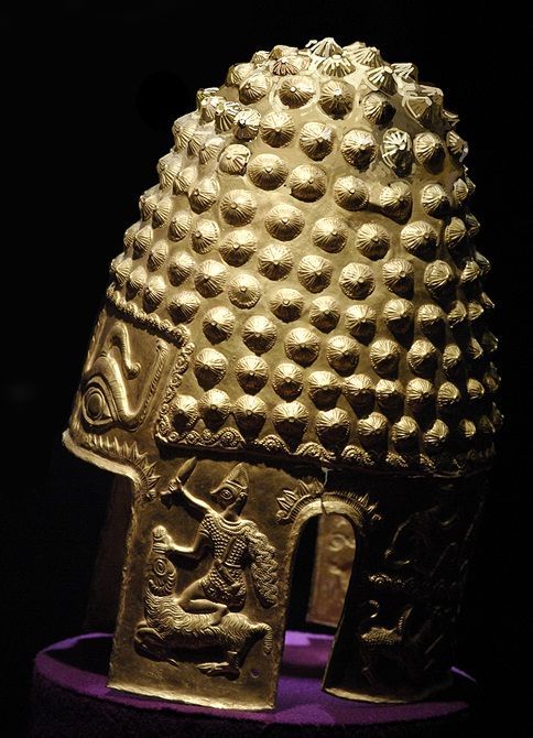 Helmet of Cotofenesti, Dacian, 4th century BC.from the National Museum of Romanian History