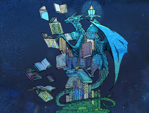 gdfalksen:Dragon Librarian by yanadhyana