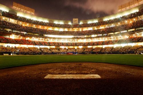 Home of the BlueDodger Stadium, Home of the Los Angeles Dodgers. Pre-firework show mode.