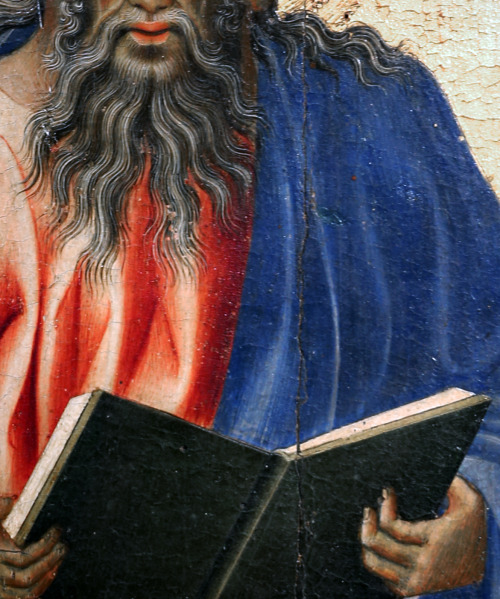 Giovanni di Paolo - Matthew the Apostle (1454). Detail.