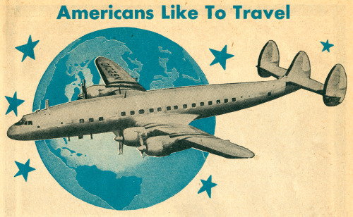 newhousebooks:“Americans Like to Travel.“ From America, Land I Love, 1952.