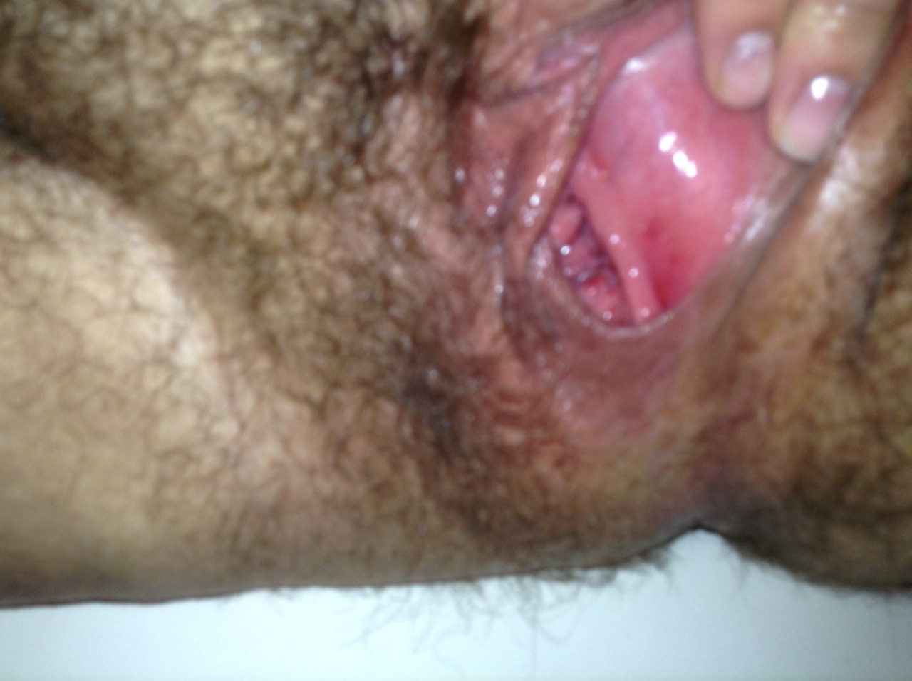 messy-cunt-holez:  I got fisted after a great creampie today. with the cum as lube,