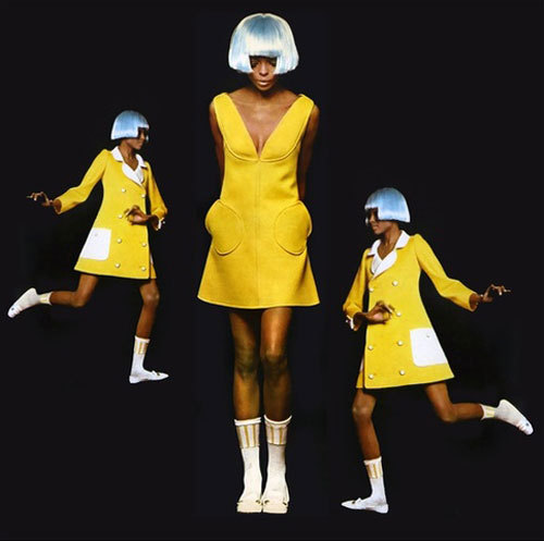 Diana Ross in André Courrèges, 1966.