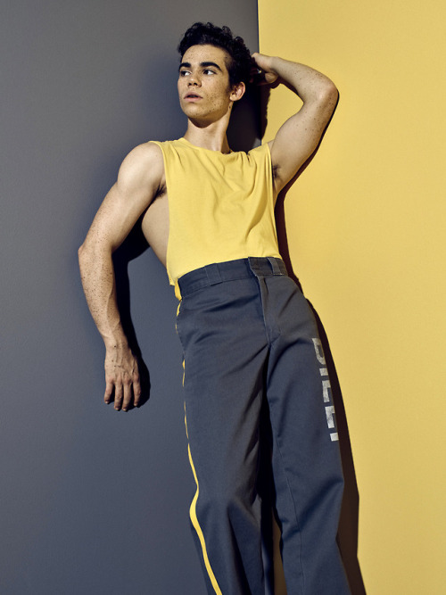 meninvogue:Cameron Boyce photographed by Ben Cope for Dear Boy Magazine Cameron wears top Topman, trousers Billy