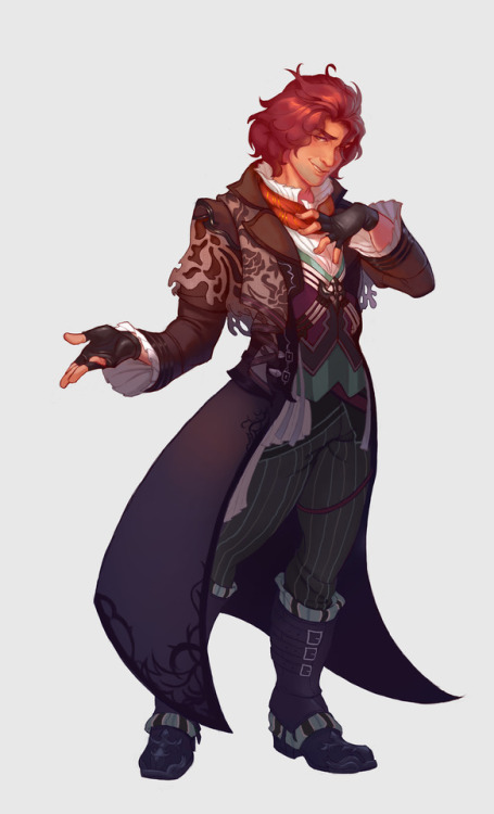 stepzour:I haven’t painted anything for so long… been wanting to draw fanart of this guy since I’ve finished the game