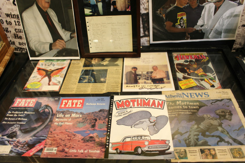 jerkstorecalling: spudwave: obscuritiesoffbeat:Mothman Museum, Point Pleasant, West Virginia.@jerkst