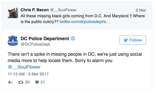 PSA: THERE IS NOT A PLAGUE OF DISAPPEARING CHILDREN IN DC