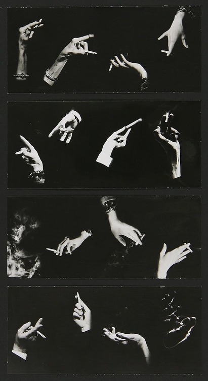 “Hommage à Man Ray, Mains à la cigarette,” by Pierre Gassmann, circa 1940