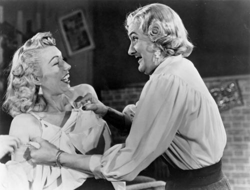damsellover:Dolores Fuller and Ed Wood in the riveting and pivotal scene from Glen or Glenda (1953