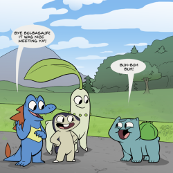nekoama: Bulbasaur comes home. A special extra long comic for this week!  x3