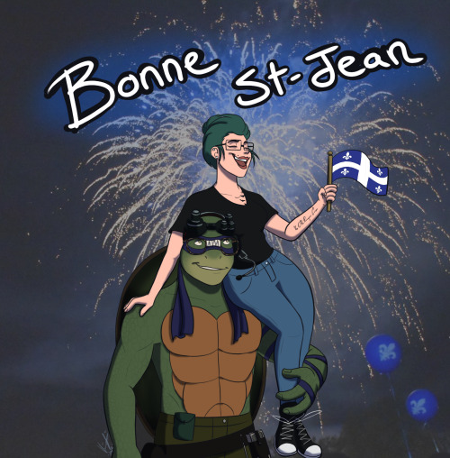 memes-in-a-half-shell: Bonne Saint-Jean-Baptiste à tous mes followers Québécois