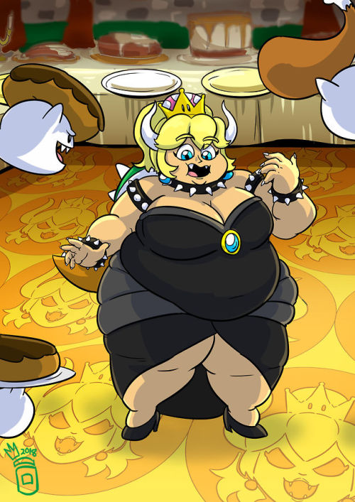 royaljellysandwich: Full Bowsette WG sequence, both variations. Commissioned by @tach0012