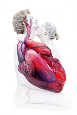 nudeclothes:  Body painting by Gesine Marwedel