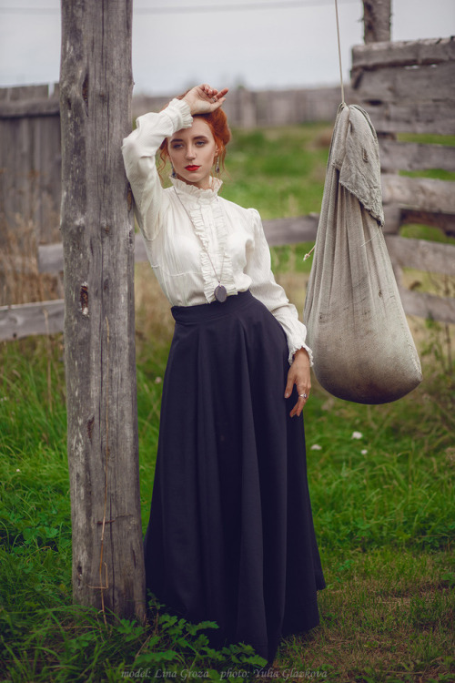 “The Witch and her goats.“ Part IThe Witch turns bad men into farm animals  Photo - Yulia Glaz