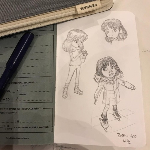 More drawings of my favorite little muse. Trying out a new smaller sketchbook that fits in my pocket