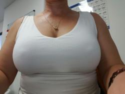 neddyndragonfly:  I asked for a boob picture with nipple, she gave me 2 from her desk!
