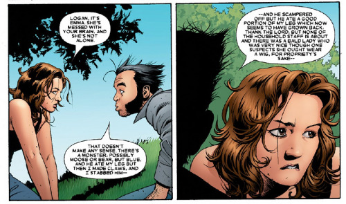 buttwade:Astonishing X-Men Vol.3 #15-16remember that time Logan got regressed to a child and everyth