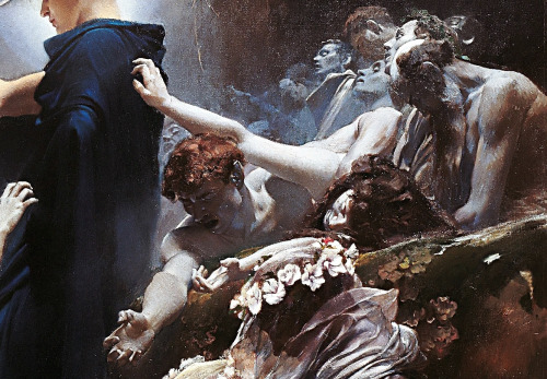 The Souls of Acheron (1898) by Adolf Hirémy-Hirschl