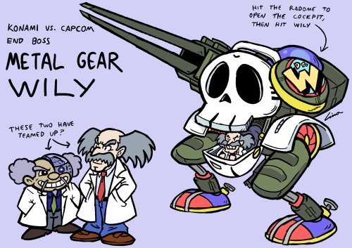 Back on my crossover bullshit. The final boss of KvC is Metal Gear WILY. it seems Dr. Wily has teame