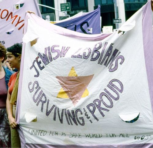 lgbt-history-archive:JEWISH LESBIANS: SURVIVING & PROUD – UNITED FOR A SAFE WORLD FOR ALL,“ Chri