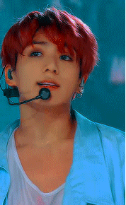 Jungkook + Cherry Hair 