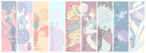 chihariel: Songs of UtaPri ( うたの☆プリンスさまっ♪ ) Color Palette Drawing X Some favorite Songs from UtaPri 