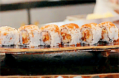 simplyfoodgifs:  how i feel about sushi? we are basically exclusive… 